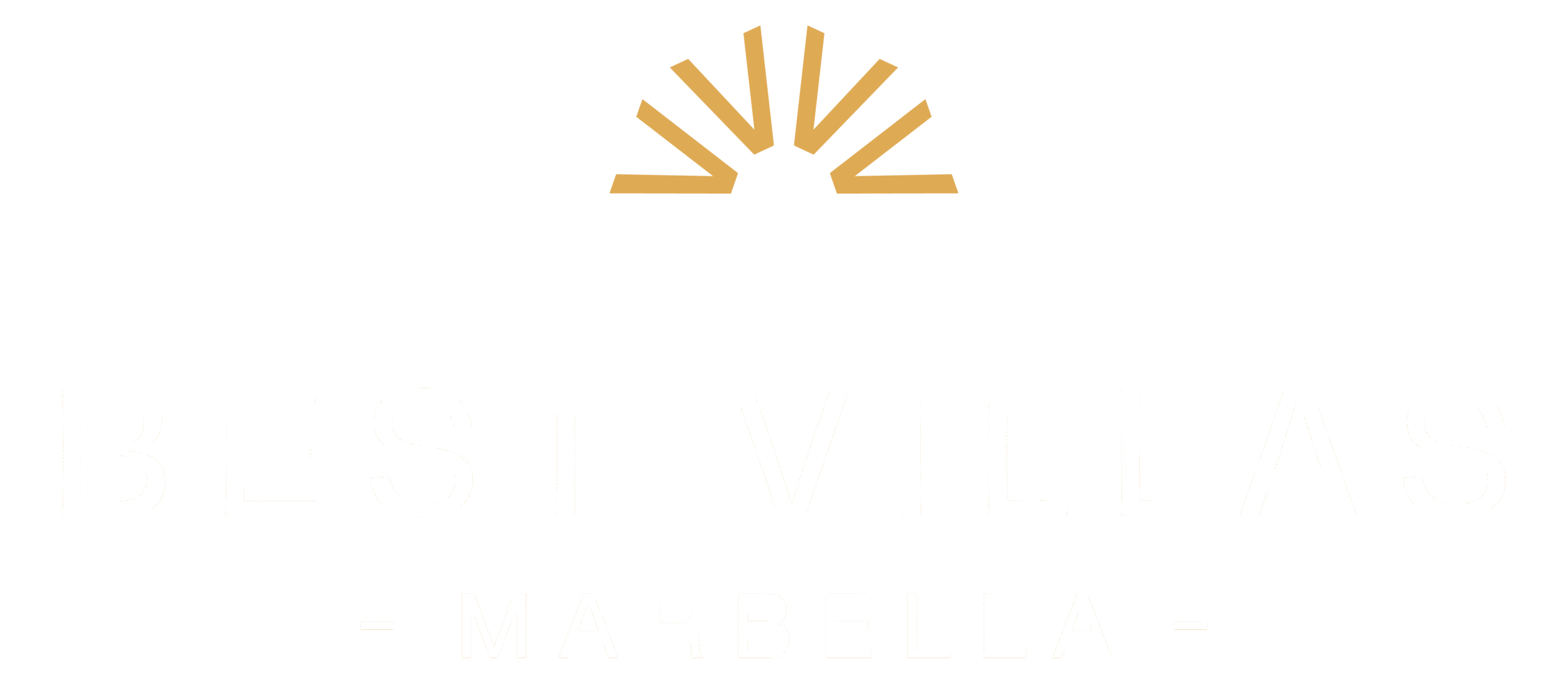 Best Villas in Marbella logo – Experts in luxury property in Marbella white
